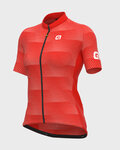ALÉ Kurzarm Fahrradtrikot - SOLID SHARP LADY - Rot