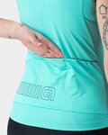 ALÉ Ärmelloses Fahrradtrikot - COLOR BLOCK LADY - Hellblau