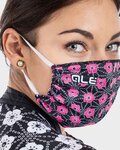 ALÉ Gesichtsmaske - GARDA - Rosa/Schwarz