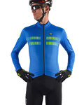 ALÉ Langarm Fahrradtrikot für den Sommer - WARM AIR SUMMER - Blau