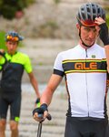 ALÉ Kurzarm Fahrradtrikot - VETTA - Weiß/Schwarz
