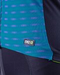ALÉ Langarm Fahrradtrikot für den Winter - GREEN ROAD LADY WNT - Blau/Rosa