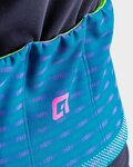 ALÉ Langarm Fahrradtrikot für den Winter - GREEN ROAD LADY WNT - Blau/Rosa