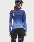 ALÉ Langarm Fahrradtrikot für den Winter - BULLET LADY WINTER - Blau