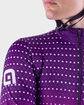 ALÉ Langarm Fahrradtrikot für den Winter - BULLET LADY WINTER - Lila
