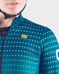 ALÉ Langarm Fahrradtrikot für den Winter - BULLET LADY WINTER - Türkis