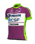 ALÉ Kurzarm Fahrradtrikot - BARDIANI CSF 2020 - Lila/Grün