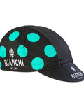 BIANCHI MILANO Fahrradmütze - NEON - Schwarz/Hellblau
