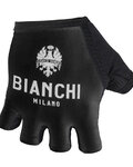 BIANCHI MILANO Fingerlose Fahrradhandschuhe - DIVOR - Weiß/Schwarz