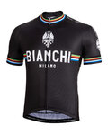 BIANCHI MILANO Kurzarm Fahrradtrikot - NEW PRIDE - Weiß/Schwarz