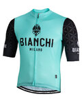 BIANCHI MILANO Kurzarm Fahrradtrikot - PEDASO - Schwarz/Blau