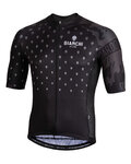 BIANCHI MILANO Kurzarm Fahrradtrikot - SAVIGNANO - Schwarz