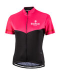 BIANCHI MILANO Kurzarm Fahrradtrikot - GINOSA LADY - Schwarz/Rosa