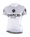 BIANCHI MILANO Kurzarm Fahrradtrikot - CROSIA LADY - Weiß/Grau