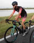 BIANCHI MILANO Kurzarm Fahrradtrikot - PEDASO - Rosa/Schwarz
