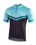 BIANCHI MILANO Kurzarm Fahrradtrikot - OLLASTU - Schwarz/Hellblau