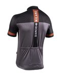 BIANCHI MILANO Kurzarm Fahrradtrikot - OLLASTU - Schwarz/Grau