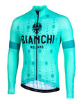 BIANCHI MILANO Langarm Fahrradtrikot für den Sommer - PERTICARA - Grün