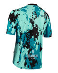 BIANCHI MILANO Kurzarm Fahrradtrikot - POZZILLO MTB - Grün/Schwarz/Blau