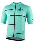 BIANCHI MILANO Kurzarm Fahrradtrikot - DISUERI - Hellblau