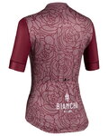 BIANCHI MILANO Kurzarm Fahrradtrikot - SOSIO LADY - Lila