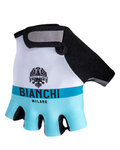 BIANCHI MILANO Fingerlose Fahrradhandschuhe - ANAPO - Hellblau/Weiß