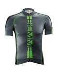 BIEMME Kurzarm Fahrradtrikot - POISON  - Grün/Grau