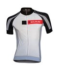 Kurzarm Fahrradtrikot - MOODY  - Weiß/Schwarz