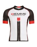 Kurzarm Fahrradtrikot - IDENTITY18 - Schwarz/Weiß/Rot