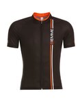 Kurzarm Fahrradtrikot - BLADE  - Orange/Schwarz