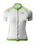 BIEMME Kurzarm Fahrradtrikot - SHARP LADY - Weiß/Grün