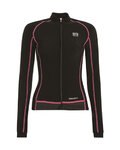 BIEMME Langarm Fahrradtrikot für den Winter - FLEX LADY WINTER  - Rosa/Schwarz