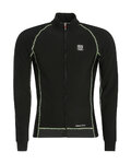 BIEMME Langarm Fahrradtrikot für den Winter - FLEX WINTER  - Schwarz/Grün