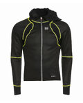 BIEMME Fahrrad-Thermojacke - NINJA - Schwarz/Gelb