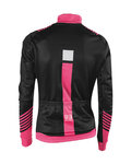 BIEMME Langarm Fahrradtrikot für den Winter - SHARP LADY WINTER - Schwarz/Rosa