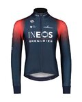 BIORACER Langarm Fahrradtrikot für den Winter - INEOS GRENADIERS '22 - Blau/Rot