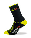 BIOTEX Klassische Fahrradsocken - TERMO - Schwarz/Gelb