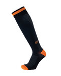 BIOTEX Fahrradkniestrümpfe - COMPRESSION - Orange/Schwarz