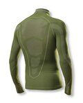 BIOTEX Langarm Fahrrad-Shirt - POWERFLEX WARM - Grün