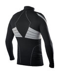 BIOTEX Langarm Fahrrad-Shirt - 5 COMPRESSIONS - Schwarz/Grau