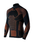 BIOTEX Langarm Fahrrad-Shirt - ICEBREAK - Schwarz/Orange