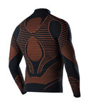 BIOTEX Langarm Fahrrad-Shirt - ICEBREAK - Schwarz/Orange
