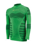 BIOTEX Langarm Fahrrad-Shirt - WARM EFFECT JUNIIOR - Grün