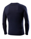 BIOTEX Langarm Fahrrad-Shirt - CALORE MERINO - Blau