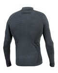 BIOTEX Langarm Fahrrad-Shirt - MERINO - Grau