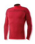 BIOTEX Langarm Fahrrad-Shirt - 3D TURTLENECK - Rot
