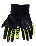 BIOTEX Langfinger-Fahrradhandschuhe - SUPERWARM - Schwarz/Gelb