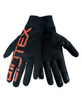 BIOTEX Langfinger-Fahrradhandschuhe - THERMAL TOUCH GEL - Orange/Schwarz