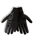BIOTEX Langfinger-Fahrradhandschuhe - THERMAL TOUCH GEL - Schwarz