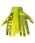 BIOTEX Langfinger-Fahrradhandschuhe - THERMAL TOUCH GEL - Gelb/Schwarz
